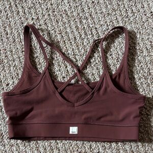 Brown Vuori sports bra